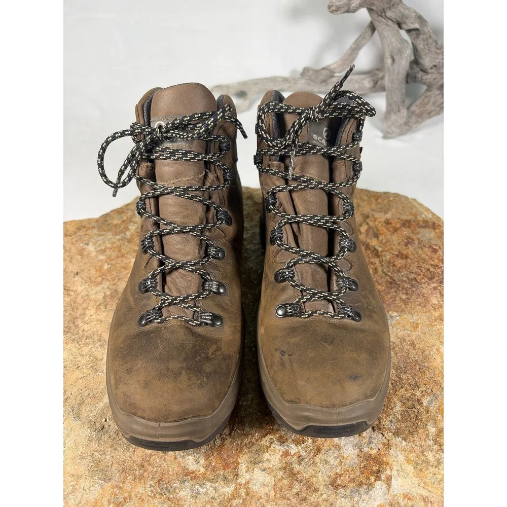 Scarpa Terra GTX Mens Brown Leather Waterproof Hiking Boots 30020-200.1 10.5